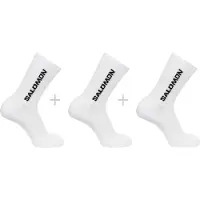 Salomon Everyday Crew, sukat, 3-pack, valkoinen