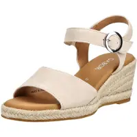 Gabor Wedge Sandal - Beige - 40.5