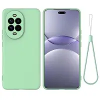 Mtp Products Huawei Nova 15 Nestemäinen silikonikotelo käsihihnalla - vihreä