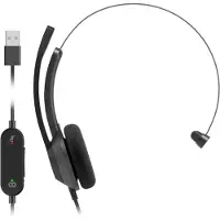 Cisco – Headset 321 Wrd Sgl On-Ear Ca BLK USB-A (HS-W-321-C-USB)