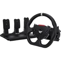 Thermaltake G6 Direct Drive Racing, Ohjauspyörä + polkimet, PC, Punainen/Vihreä/Sininen, Suoraveto, Kiinteä, Kiinteä (GRB-G6D-DGT3BB-01)