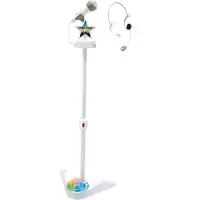 Adlibris Duet Stage Microphone Bt - White - ONE SIZE