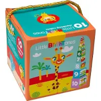 Barbo Toys Little Bright Ones - 10 Stacking Cubes - Safari - Multi/patterned - ONE SIZE