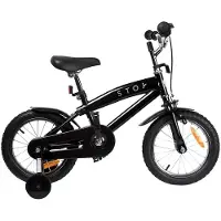 Stoy 16" Cruiser Polkupyörä Musta 4-6 Y Pojat, Tytöt