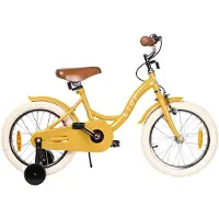 Stoy 16" Vintage-polkupyörä Keltainen Yellow - 4-6 Y Keltainen One Size Pojat, Tytöt