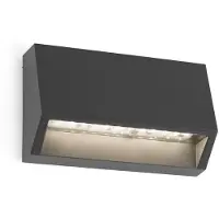 Faro Led ulkoseinävalaisin Must, Alumiini/harmaa/sinkki, Synteettinen materiaali, Moderni,