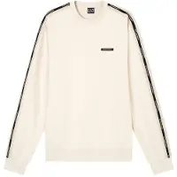 EA7 for man. 7M001478_AF12660 Beige Interlock Logo Series Sweatshirt (S), Casual, Cotton, Long sleeve