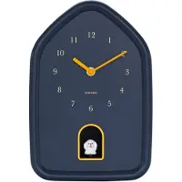 Karlsson seinäkello Modern Doggy dark blue KA6098DB