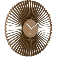 Karlsson Wall Clock Cascara Mocha Brown - Brown - Ø 50 CM