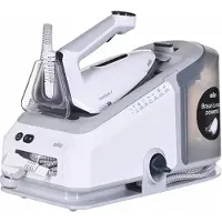 Braun CareStyle 7 Pro IS 7262 -höyrysilityskeskus, 2700 W, 7,5 bar, 2 l, valkoinen/harmaa