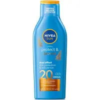 Nivea SUN Protect & Bronze intensiivinen aurinkosuojamaito SPF 20 200 ml