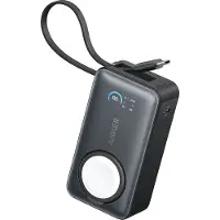 Anker A1657H11, 10000 mAh, Langaton lataaminen, 35 W, Musta