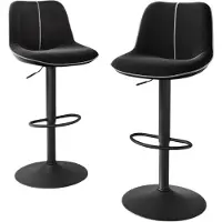Vasagle 2 kpl. baarituolit selkänojalla, korkeussäädettävä 63-84 cm