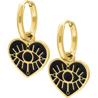 Wildcat Little Soulmate Hoops - korvarenkaat (pari) - Kultainen metalli