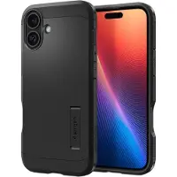 Spigen Tough Armor AI (MagFit), Suojus, Apple, iPhone 16, 15,5 cm (6.1"), Musta