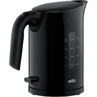 Braun PurEase WK 3000 BK, 1 L, 2200 W, Musta, Veden tason ilmaisin, Suodatus