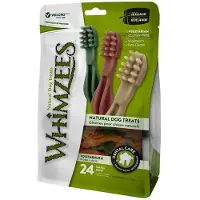 Whimzees - Toothbrush Star Dental S 24 kpl - Koirat - Koiran herkut ja puruluut - Dentalherkut