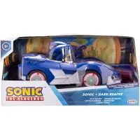 Jakks pacific SONIC Hahmo ja pull-back-auto, 6,5 cm