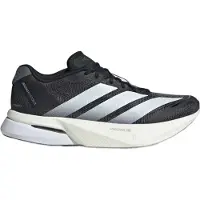 Adidas Juoksukengät 'Adizero Boston 13' vaaleanharmaa / musta / valkoinen