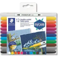 Staedtler Fabric marker duo 2tips ass (12)