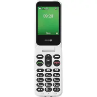 Doro Leva E22, Simpukka, Yksittäinen SIM, 7,11 cm (2.8), 0,3 MP, 1150 mAh, musta, Valkoinen