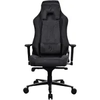 AROZZI Vernazza Gaming Chair Soft Fabric, kangasverhoiltu pelituoli, musta