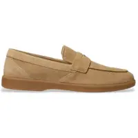 Michael Kors for man. 42S6HUFS1S Huf Brown Leather Moccasins (43.5), Flat, None, Casual, Party, Classic