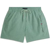 Tommy Hilfiger Underwear Uimashortsit 'Original Ithaca' vihreä / vaaleanvihreä / musta