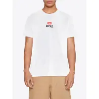 Diesel T-Just -Small-New D Logo Maglietta - White - S