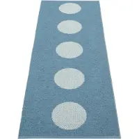 Pappelina Vera Pop matto River Blue/Blue Fog 70 x 200cm