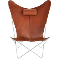 OX Denmarq KS Chair -lepakkotuoli Konjakki