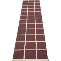Pappelina Kudottu Matto Criss Burgundy 70x300 cm