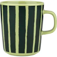 Marimekko Piccolo-muki 2,5 dl, päärynä/tumma vihreä