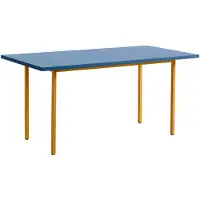 HAY Two-Colour ruokapöytä 82x160 cm Ochre-blue