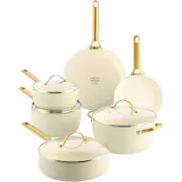 Greenpan Padova Reserve Grydesæt, 10 Dele – Cream White - Cream - ONE SIZE