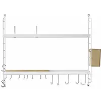 String Kitchen hyllysetti, valkoinen