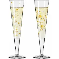 Ritzenhoff Goldnacht Champagneglas 2-Pack - Nude - 20.5 CL