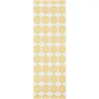 Brita Sweden Anna Matto 70x300 Cm - Kuviolliset matot Vinyyli Keltainen - 13-33003