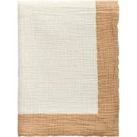 Decotique Ella Crincle Päiväpeite 180x260 Cm - Päiväpeitot Puuvilla Dark Sand - 401054