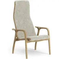 Swedese Lamino nojatuoli öljytty tammi/lampaannahka Moonlight (beige)