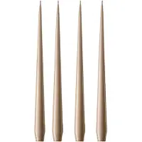Ester & Erik -kynttilä, 4-pakkaus lakattu nougat note, 32 cm