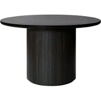 Gubi Moon ruokapöytä pyöreä Oak brown/black stained, ø 150 cm