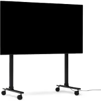 Pedestal Straight Rollin' Tv Stand - Tv-penkit ja mediakalusteet Teräs Charcoal - 010 005 001