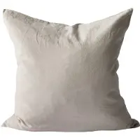 Tell Me More Linen Tyynynpäällinen 65x65 Cm Warm Grey - Tyynyliinat Pellava Lämpimänharmaa - 388879