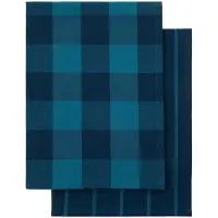 House Doctor Cook Kitchen Towel 2-pack - Keittiöpyyhkeet Puuvilla Sininen - 204030131
