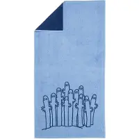 Arabia - Muumi Kylpypyyhe Hattivatti 70x140 cm Sininen