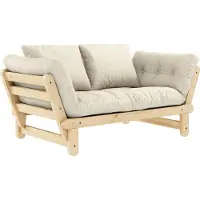 Karup Beat-futonsohva linen/mänty l 162 cm