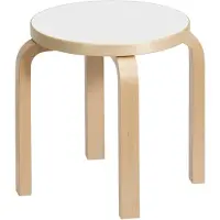 Artek Lasten jakkara ne60 koivu/valkoinen laminaatti