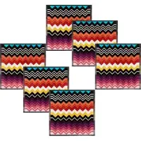 Missoni Giacomo Kasvopyyhkeet 6-pakkaus - Pyyhkeet & Kylpypyyhkeet Puuvilla 100 - 1G3SP99904C100