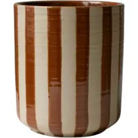 DBKD Line ruukku Ø14x16 cm Raidallinen nougat